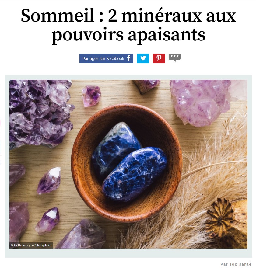 Calcite Bleue & Cornaline pour un meilleur sommeil