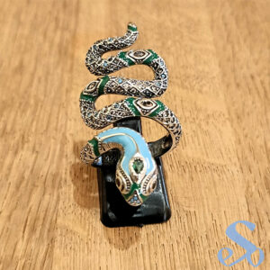 bague-serpent-turquoise-long